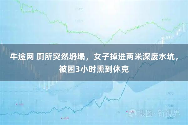 牛途网 厕所突然坍塌，女子掉进两米深废水坑，被困3小时熏到休克